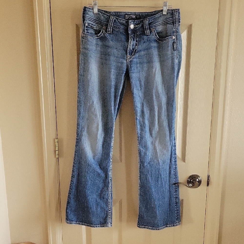 Silver Jeans Light Blue Flare Denim
